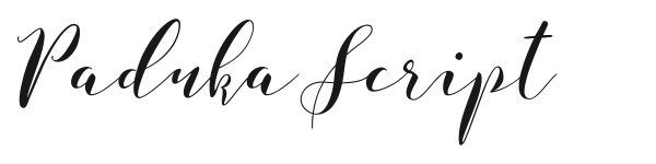 Paduka Script preview