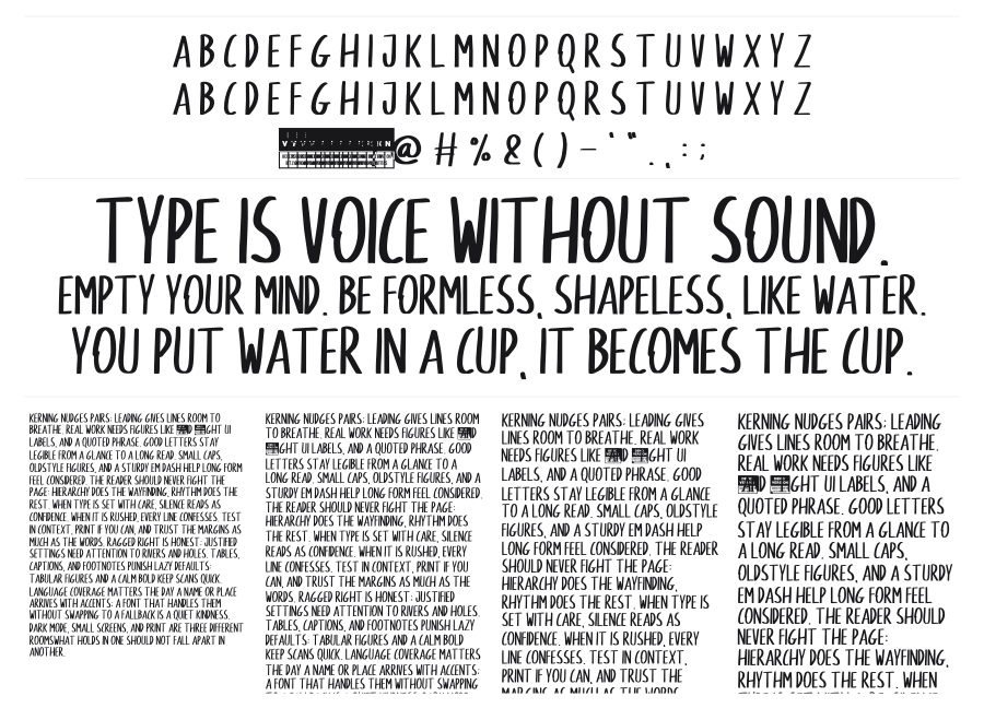 Olenber specimen sheet