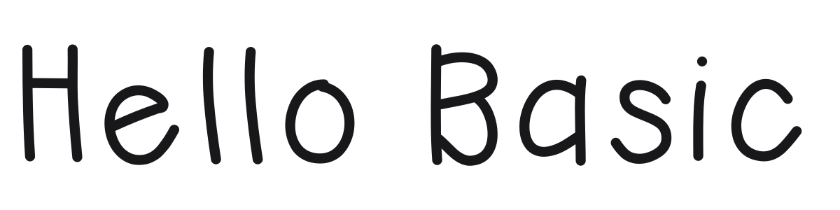 Hello Basic – FontToolbox