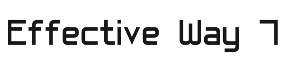 Effective Way 7 preview