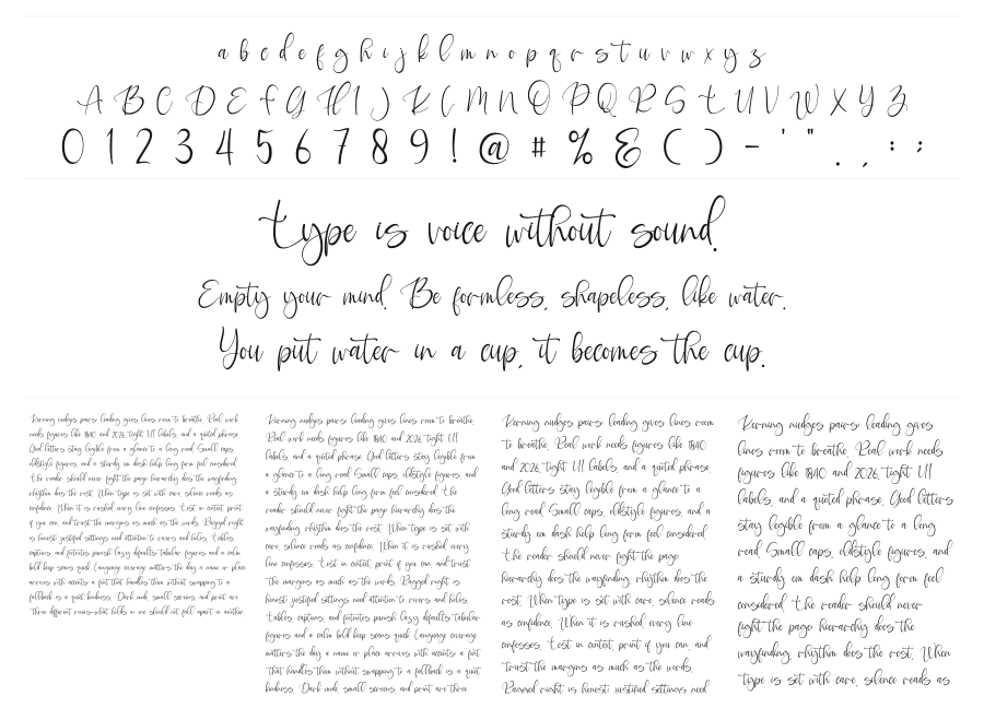 Welldone specimen sheet