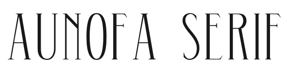 Aunofa Serif preview