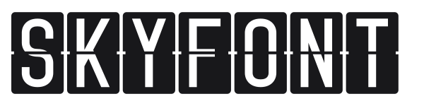 Skyfont preview
