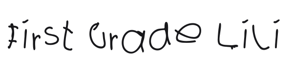 First Grade Lili preview