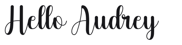 Hello Audrey preview