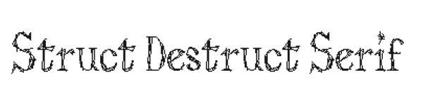 Struct Destruct Serif preview