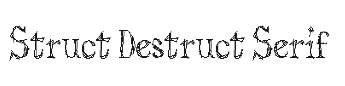Struct Destruct Serif preview