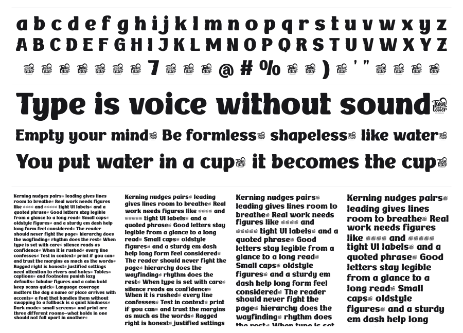 Bakruv specimen sheet
