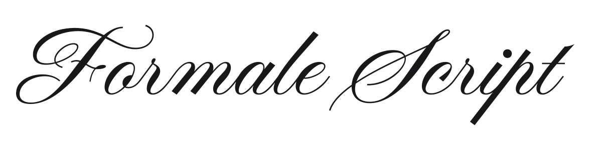 Formale Script – FontToolbox