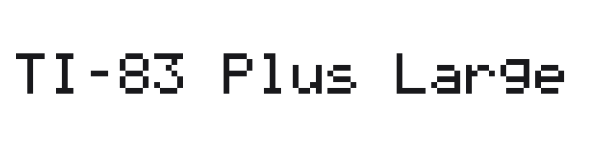 TI-83 Plus Large preview
