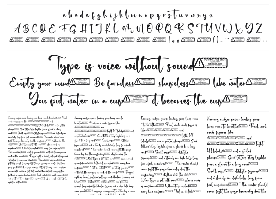 Balderston specimen sheet