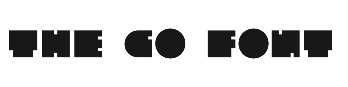 The Go Font preview