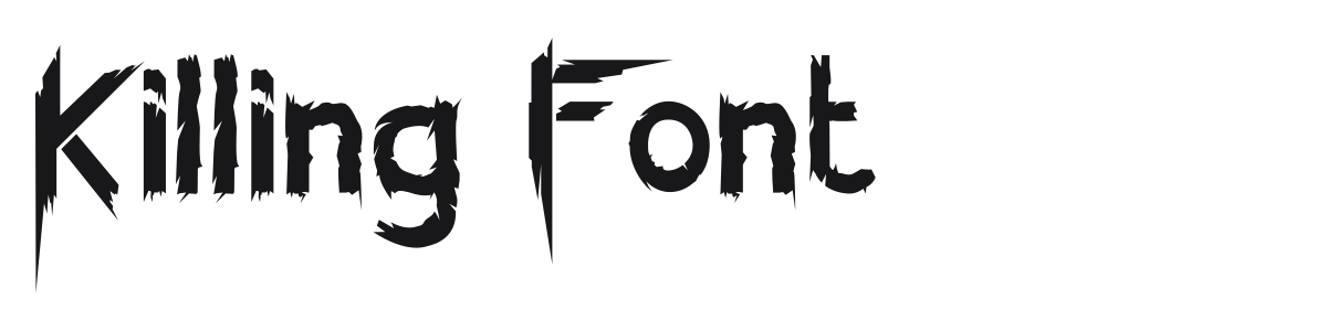 Killing Font preview