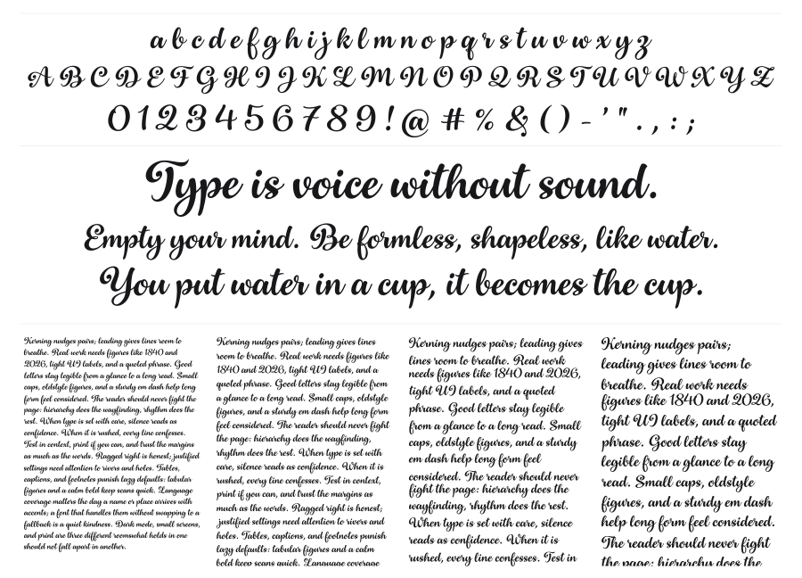 Superficious specimen sheet