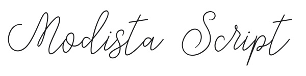 Modista Script preview