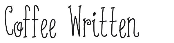 Coffee Written preview