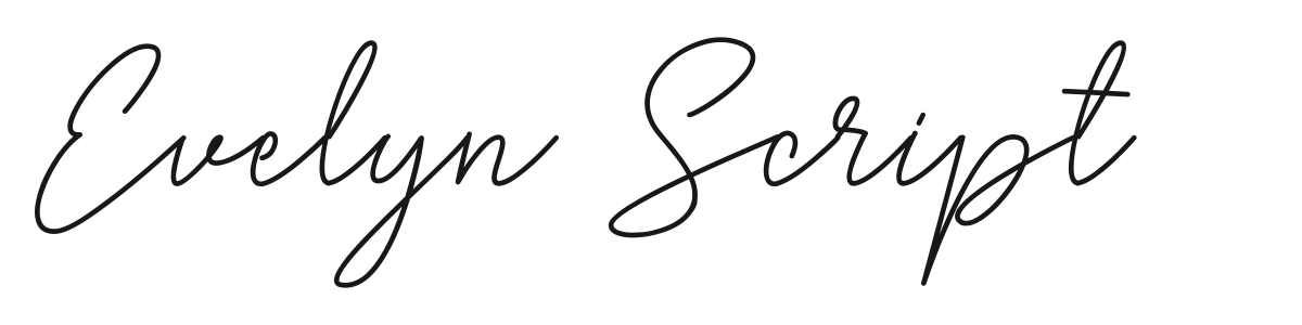 Evelyn Script preview