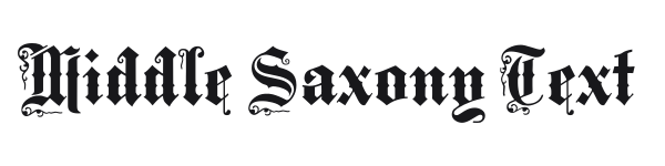 Middle Saxony Text preview