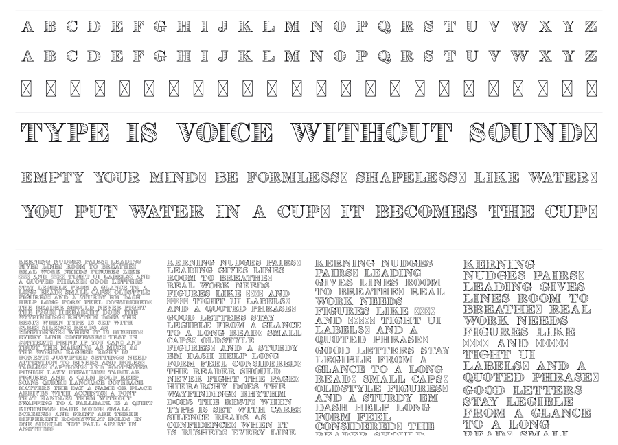 Gitar specimen sheet