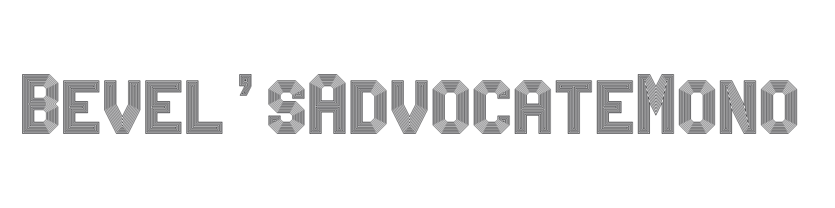 Bevel'sAdvocateMono preview