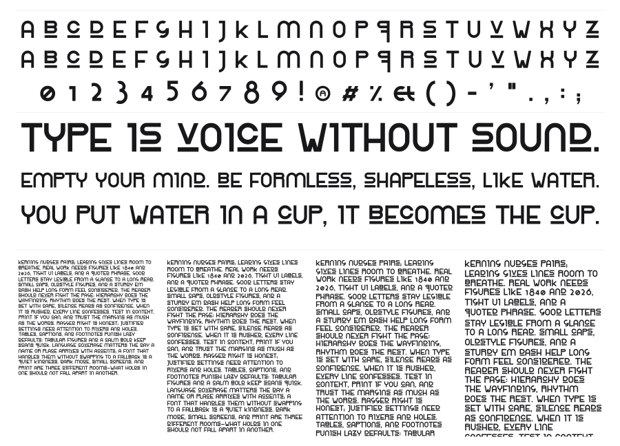 Rolinga Renner specimen sheet
