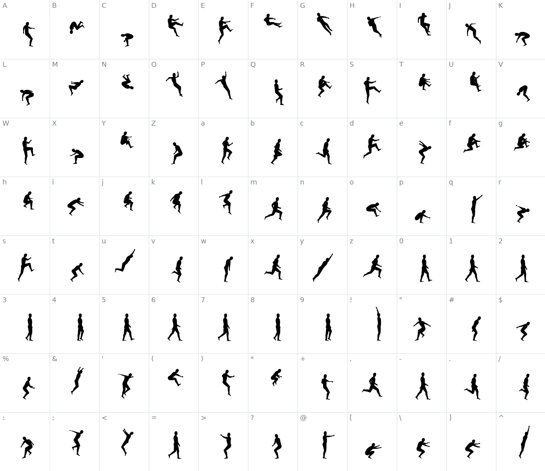 Character set for Swifty