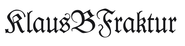 KlausBFraktur preview