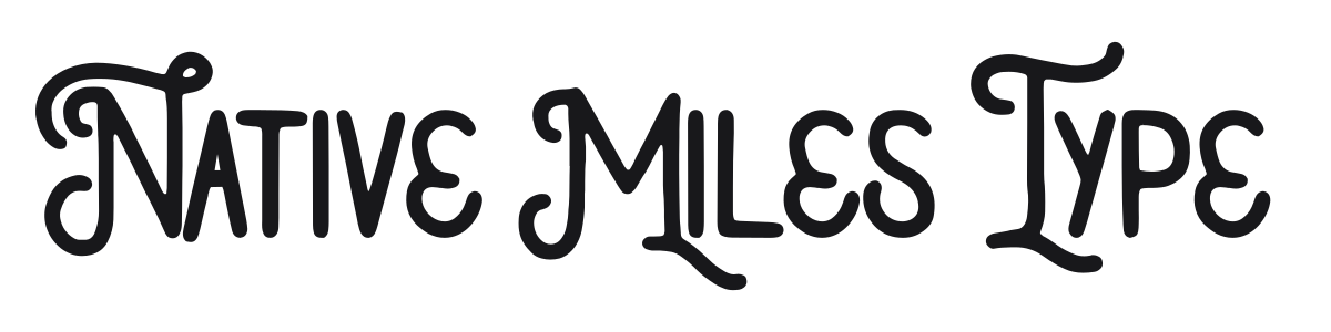 Native Miles Type preview