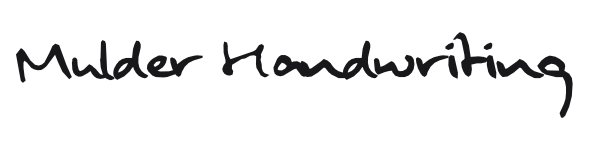 Mulder Handwriting preview