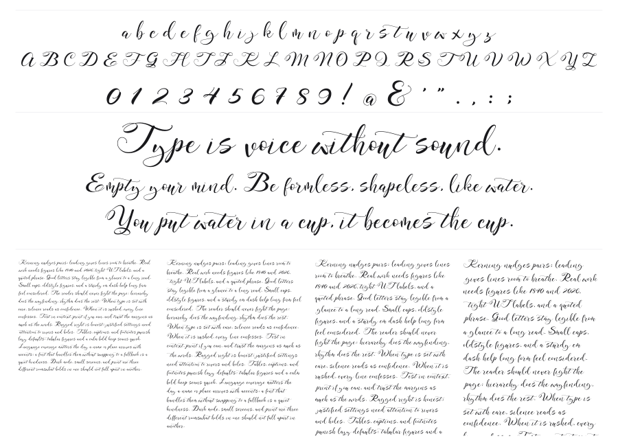 Mahdaleina specimen sheet