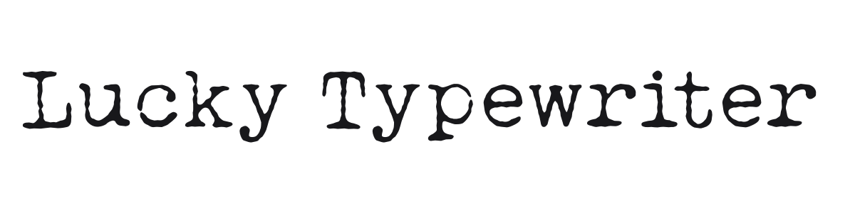 Lucky Typewriter preview