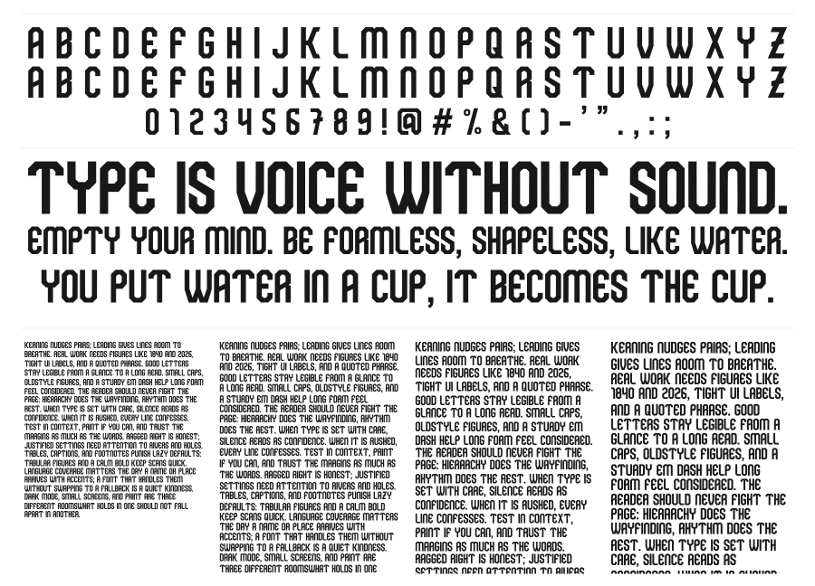 Elastico specimen sheet