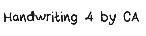 Handwriting 4 by CA preview