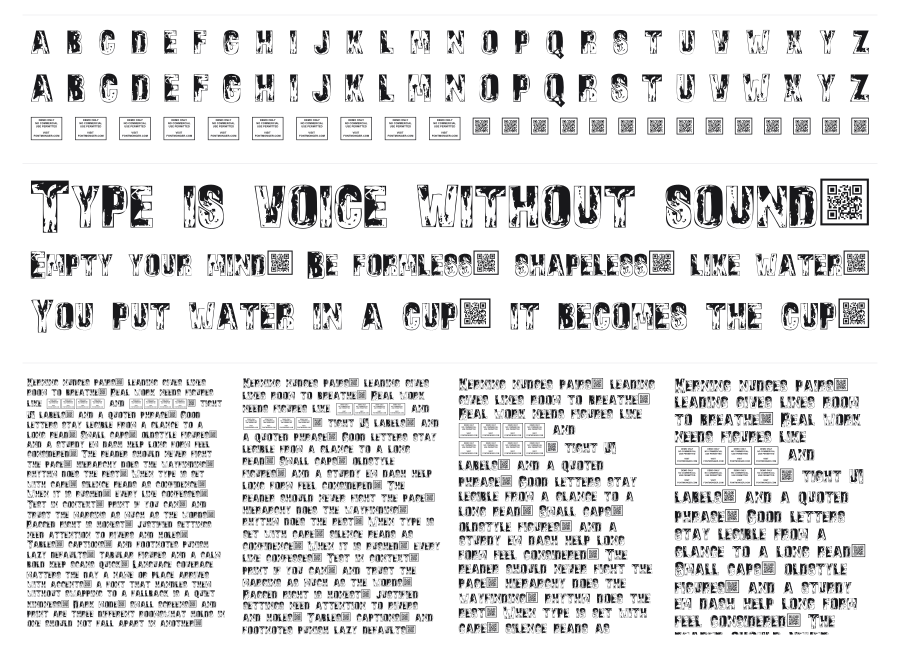 Sons of Noah specimen sheet
