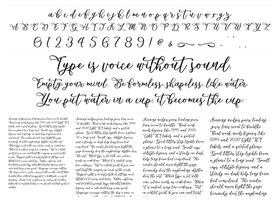 Zebra Advert specimen sheet