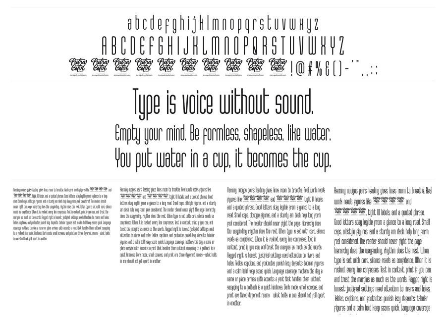 Unpredictable specimen sheet