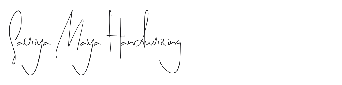 Satriya Maya Handwriting preview