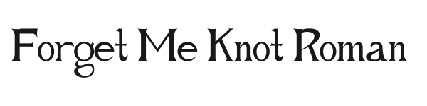 Forget Me Knot Roman preview