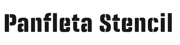 Panfleta Stencil preview