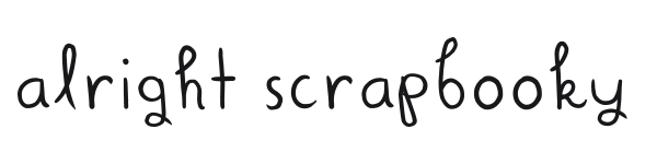 Alright Scrapbooky preview