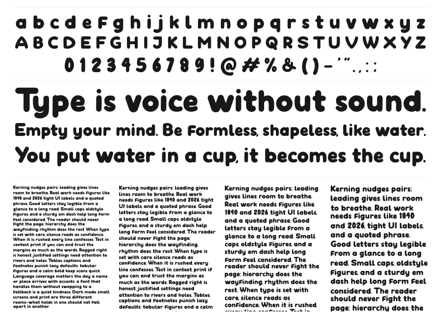 Playthings specimen sheet