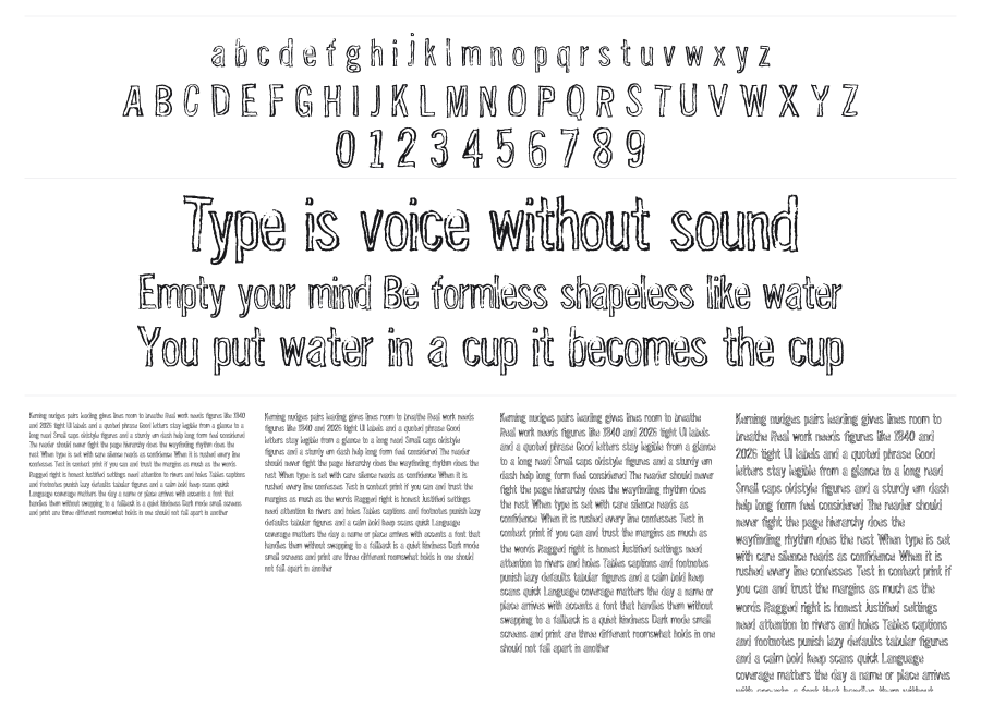 Solution Five specimen sheet
