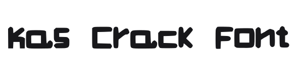 Kas Crack Font preview