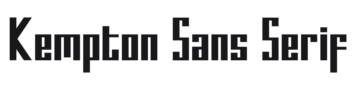 Kempton Sans Serif preview