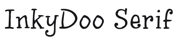InkyDoo Serif preview