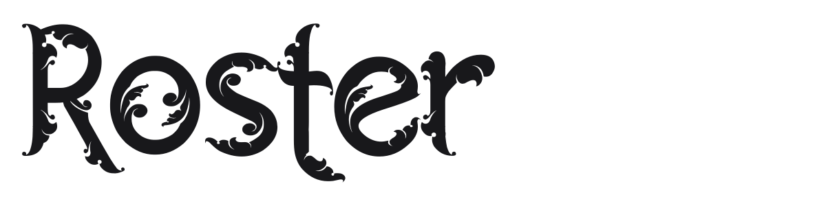 Staff Roster Font Roster – FontToolbox