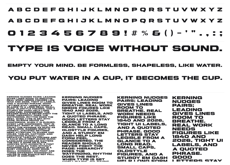 Rugen specimen sheet