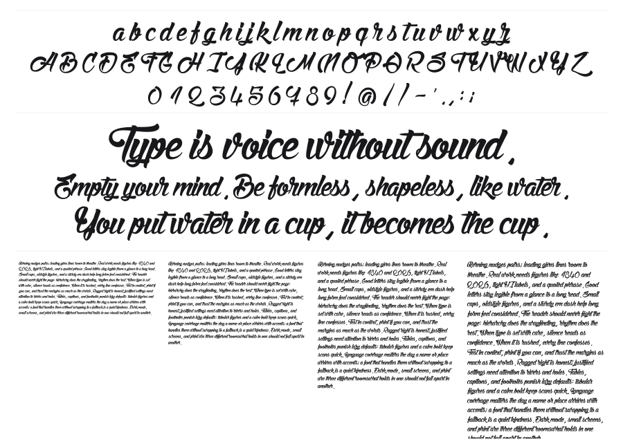 Stink on the Death specimen sheet