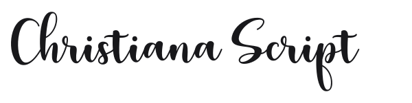 Christiana Script preview
