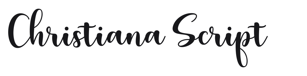 Christiana Script preview